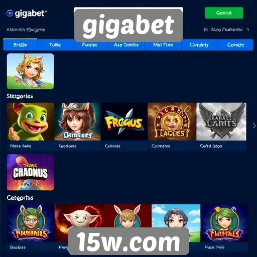 Avaliação da variedade de jogos oferecidos pelo gigabet